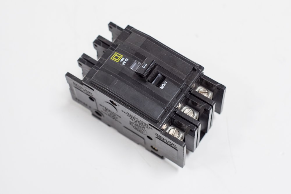 Schneider Electric QOU380 80-Amp 240V Miniature Circuit Breaker - 30A Interlok Non-Fusible Switch for Industrial & Residential Electrical Panels