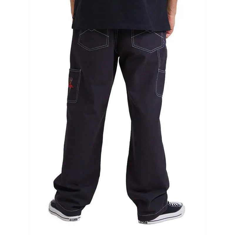 Quiksilver Tridagger Black Men's Stretch Surfing & Swimming Board Shorts - Perfect for Beach, Surfing, and Summer Water Sports
