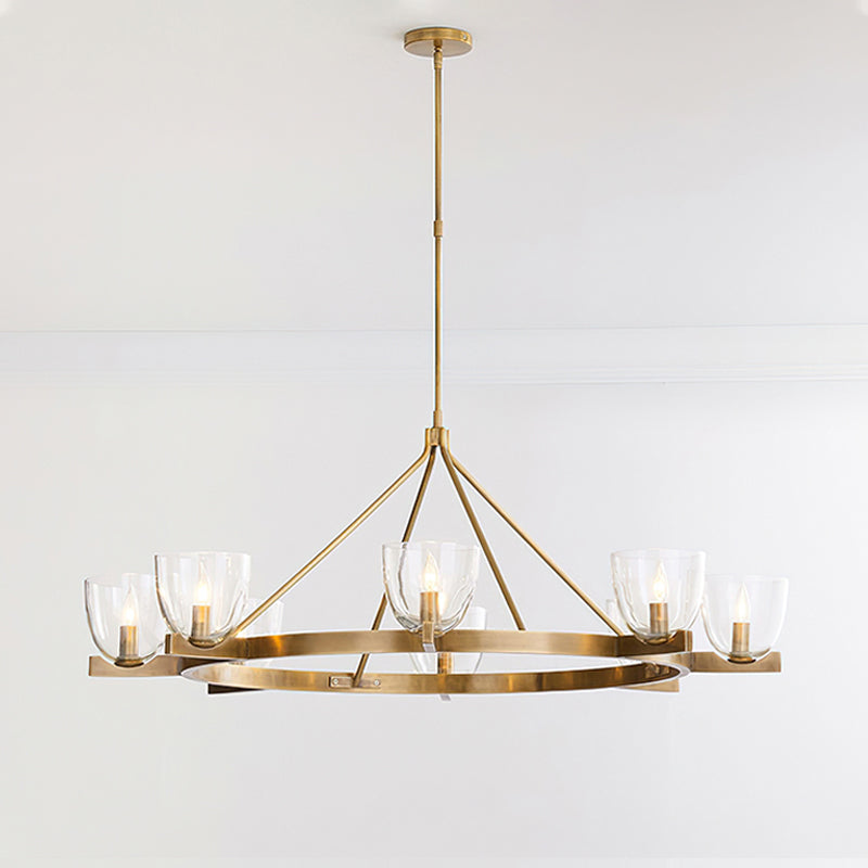 Elegant Carlton Crystal Chandelier - Modern Ceiling Light Fixture for Dining Room, Living Room & Bedroom | Perfect for Home Decor & Wedding Venues