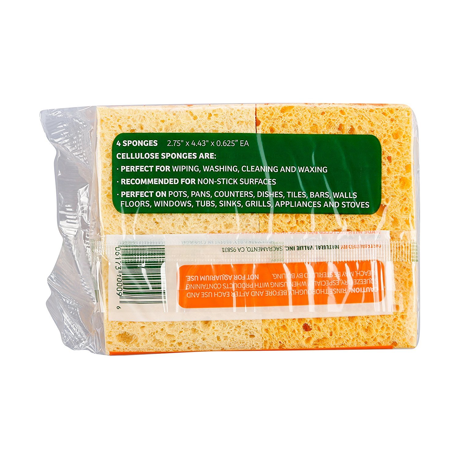 Premium Kitchen Sponges - Heavy Duty Scrub Sponges for Dishes, Non-Scratch Cleaning Pads with Scouring Pad - 12 Pack - Perfect for Sinks, Countertops, Pots & Pans Cleaning