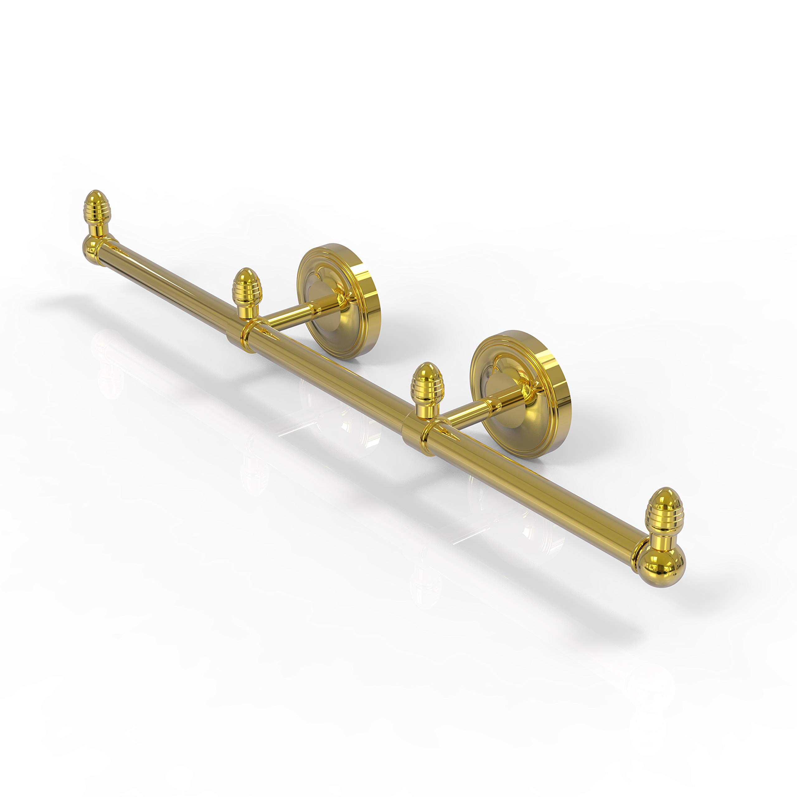 Allied Brass BPPR-HTB-3 Prestige Regal Collection 3-Arm Guest Towel Holder - Polished Brass - Elegant Bathroom Accessory for Hotels, Spas & Luxury Homes