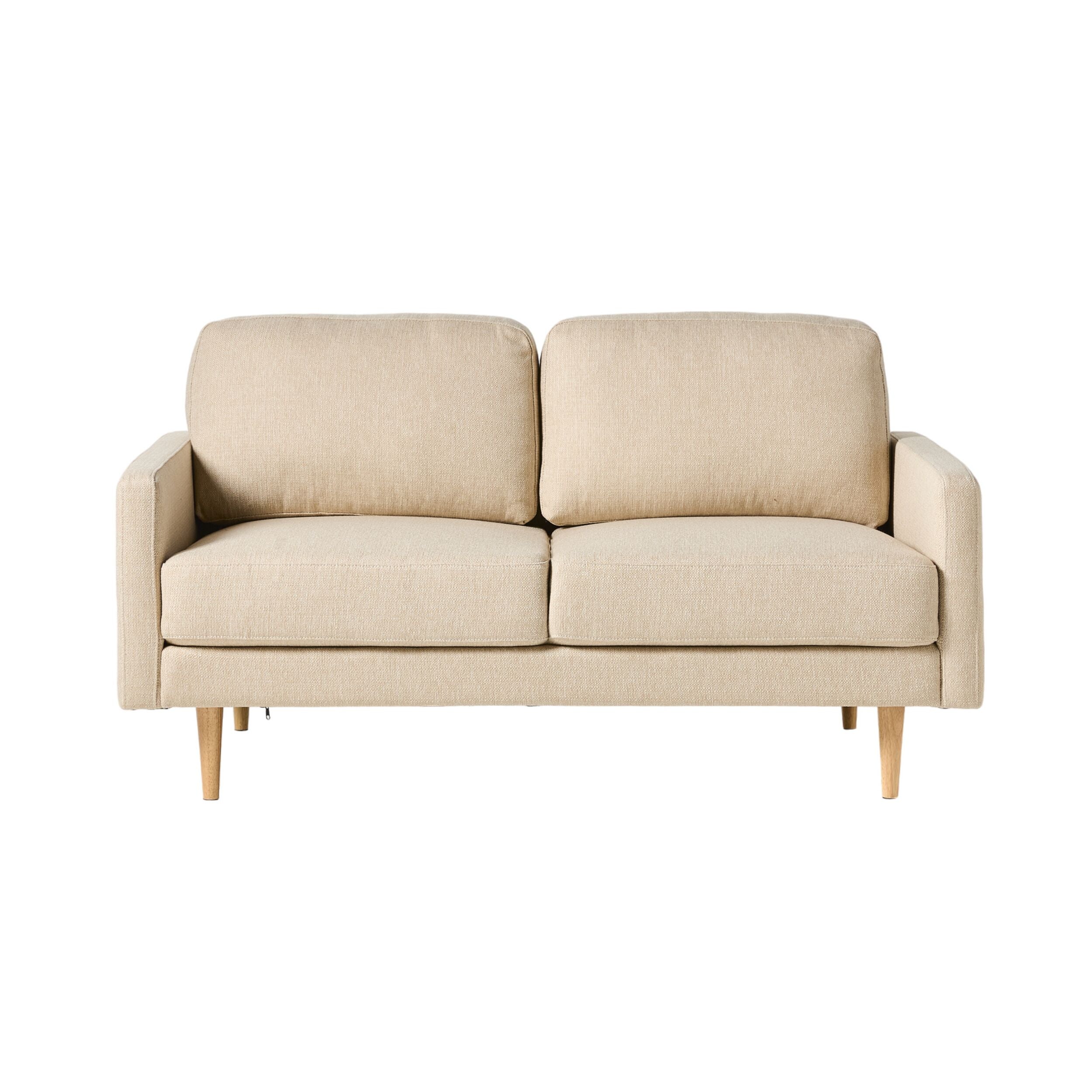 Boden 2-Seater Sofa in Amalfi Parchment Color - Modern Living Room Furniture for Small Spaces & Apartments