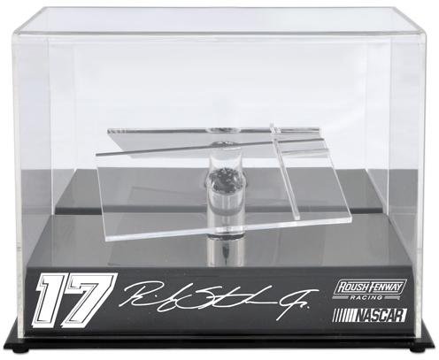 Ricky Stenhouse Jr. #17 1:24 Scale Diecast Car Display Case with Platform - NASCAR Collectible Showcase (Case Only) - Perfect for Diecast Model Protection and Home/Office Decoration