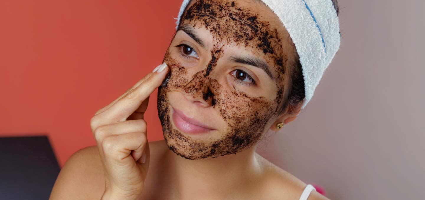 Olama Coffee & Honey Face Scrub - Natural Exfoliator for Acne, Wrinkles & Scars | Handmade with Arabica Coffee, Raw Honey & Coconut Oil | Eczema & Psoriasis Relief | Paraben & SLS Free | 50g Travel Size with Zipper Pouch | Perfect for Daily Skincare Routine & On-the-Go Use