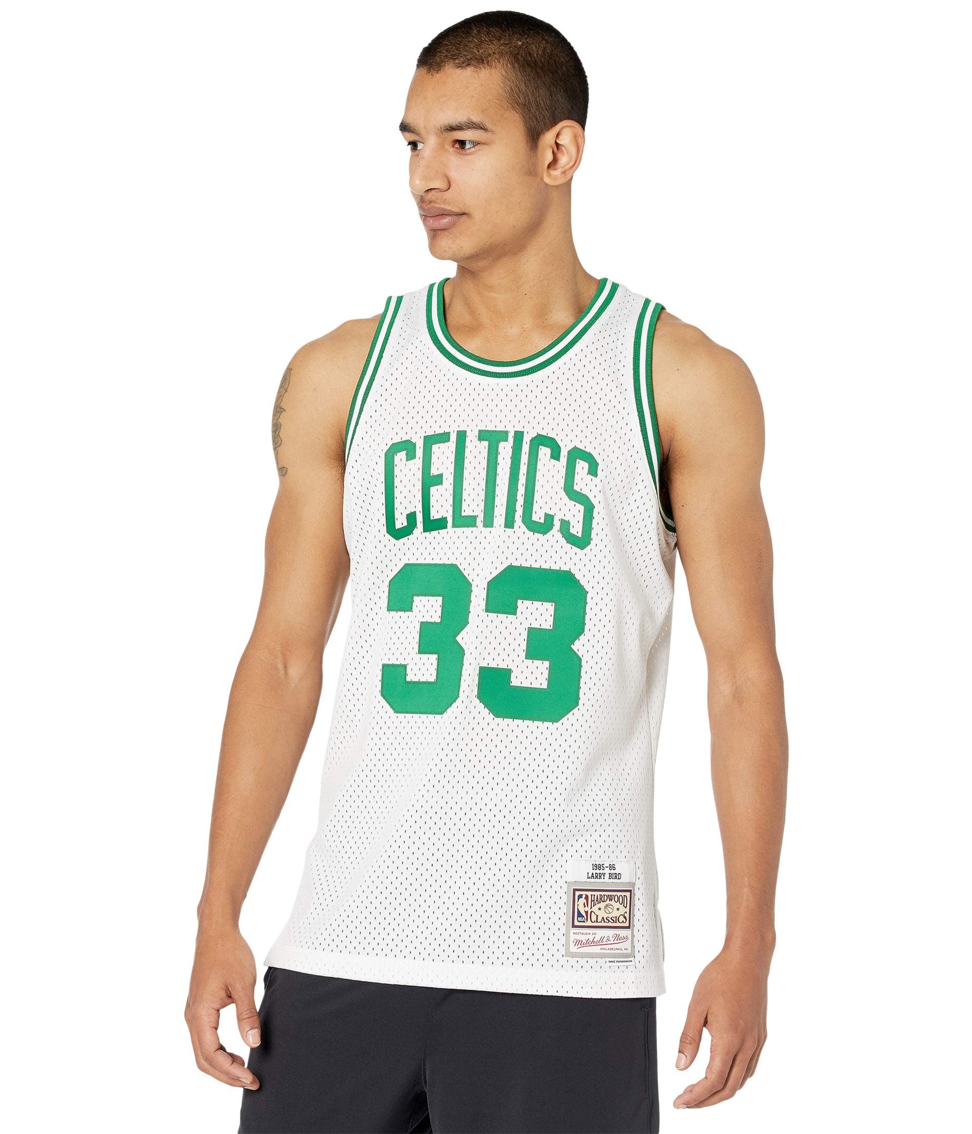 Mitchell & Ness Men's Bohemian Graphic T-Shirt - Vintage Retro Style Cotton Tee for Casual Wear & Street Fashion