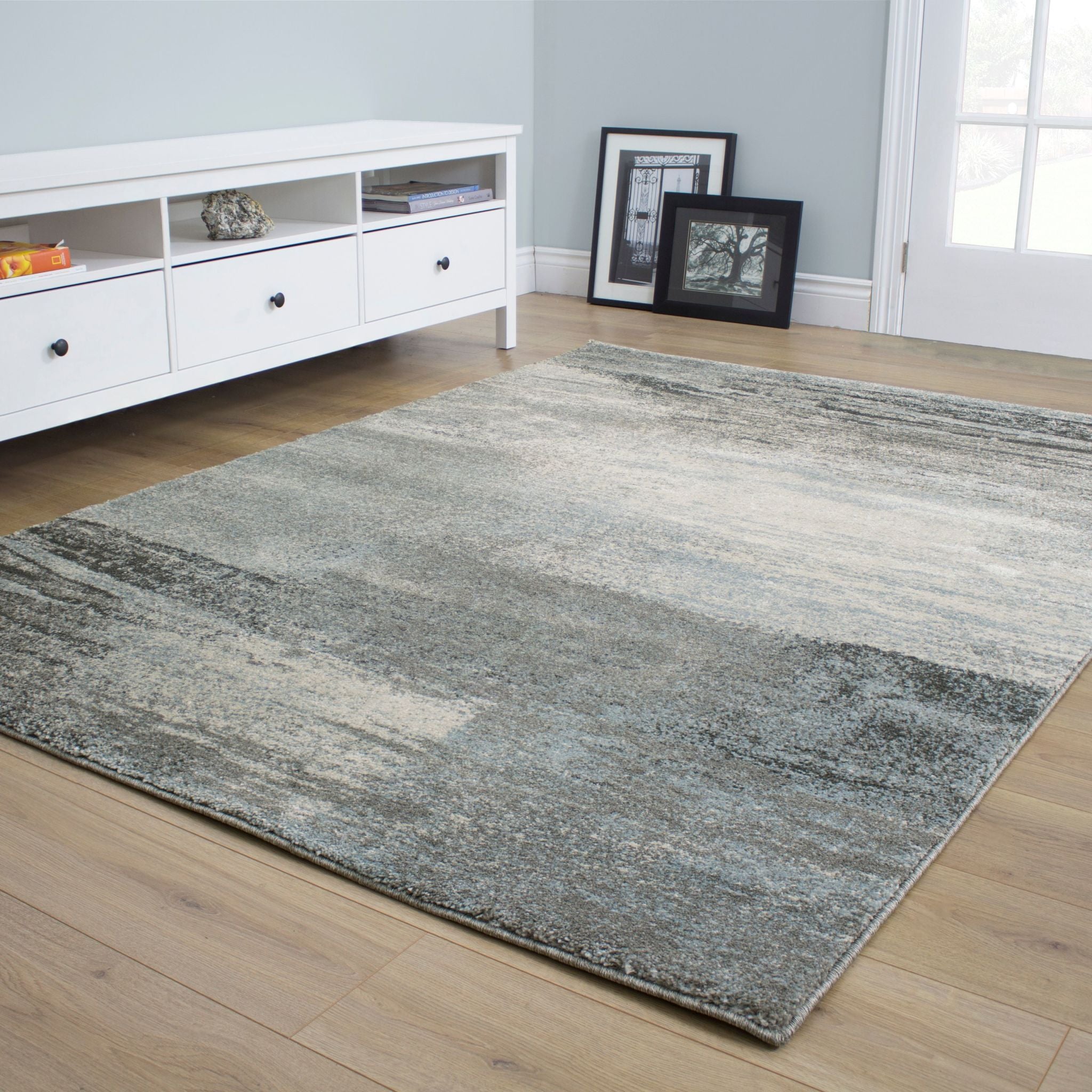 Breeze Area Rug 1 - Soft Modern Non-Slip Living Room Carpet - Perfect for Bedroom, Nursery & Home Decor