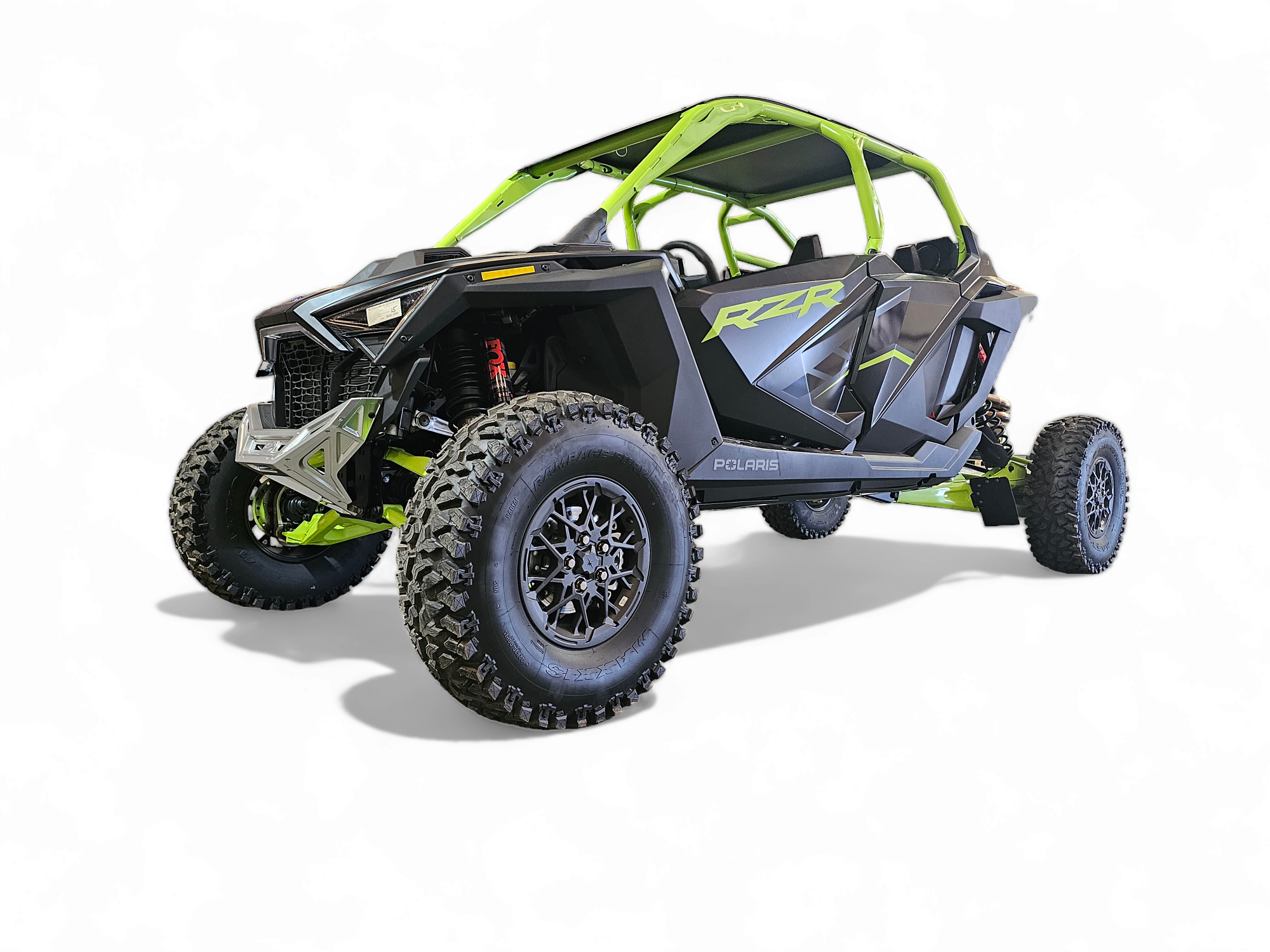 2022-2025 Polaris RZR Pro R & Turbo R Machined Billet Front Winch Bumper (Clear Anodized) - Heavy-Duty Off-Road Protection for Trail Riding & Rock Crawling - FWB610031