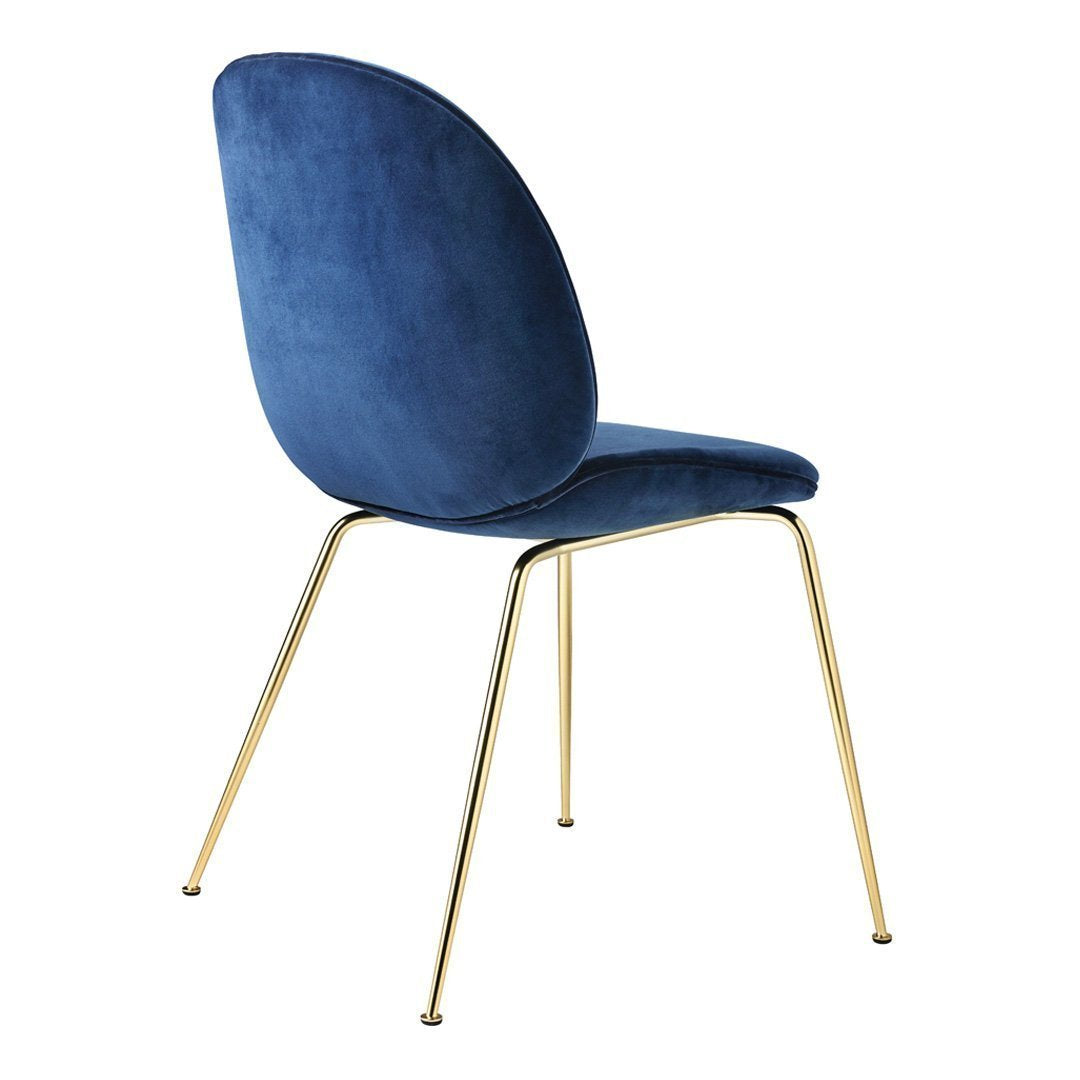 Stylish Beetle Dining Chair with Conic Base - Fully Upholstered Modern Seating for Kitchen, Dining Room & Office