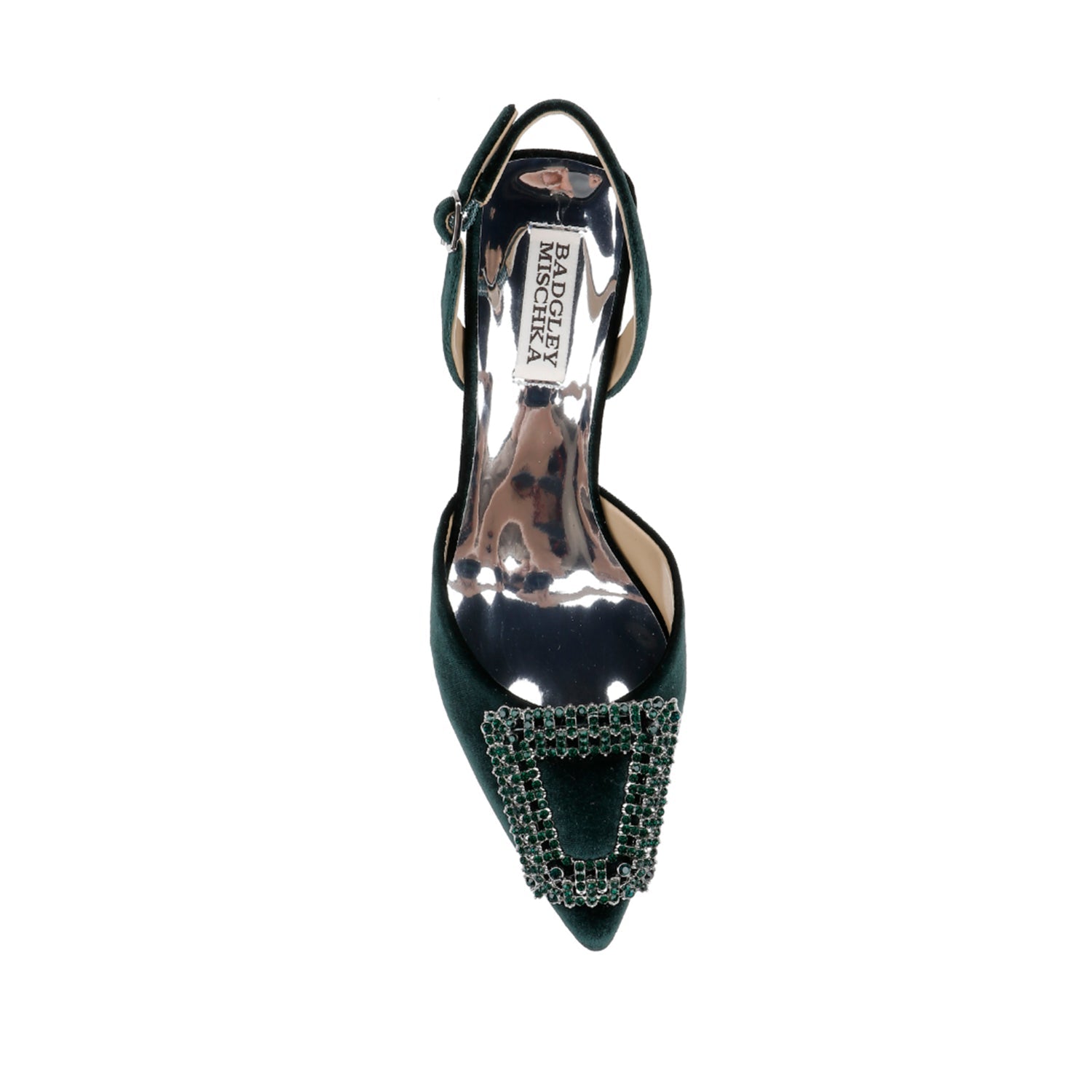 Badgley Mischka Women's Emmie Emerald Green Heels - Elegant Evening Shoes for Weddings, Parties & Special Occasions