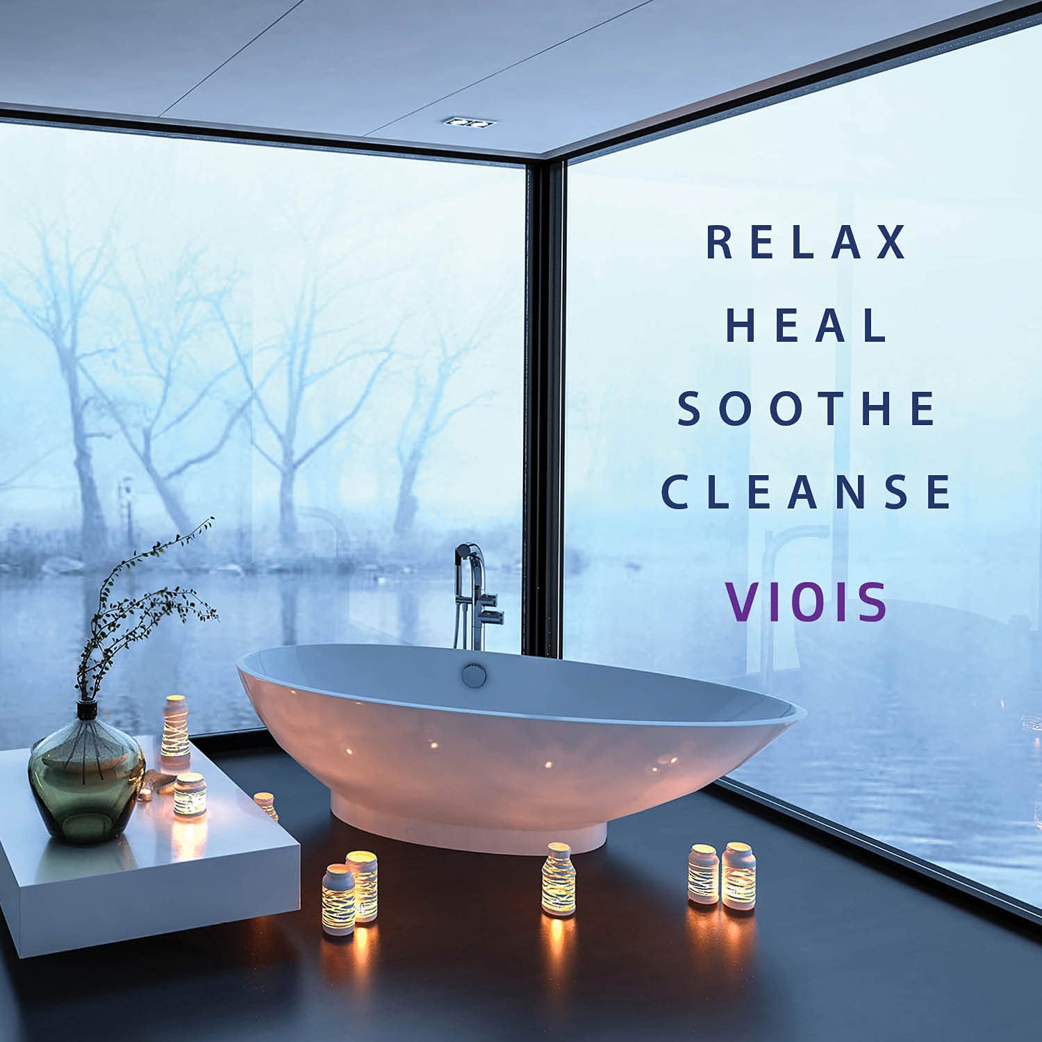 VIOIS Aromatherapy Soy Candles with Pure Essential Oil Blend - Lavender Scented 3-Pack for Home, Bedroom & Car | Relaxing Room Spray, Linen Freshener & Auto Air Freshener for Stress Relief & Better Sleep