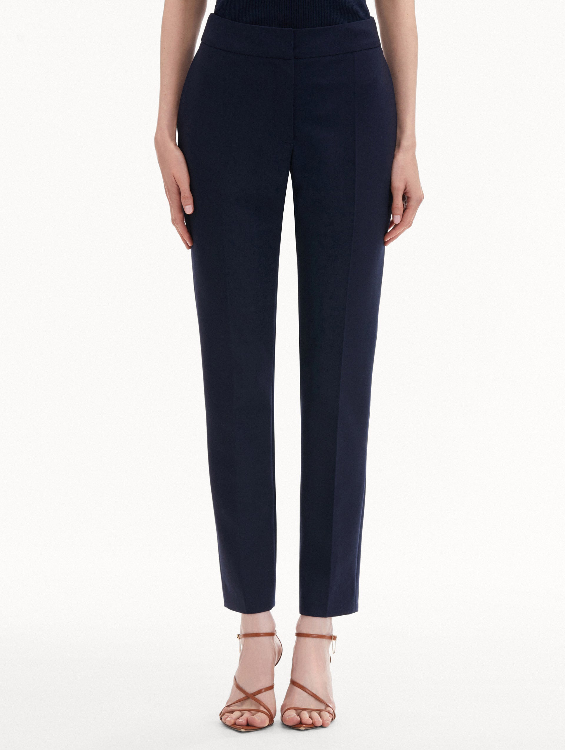 Slim Fit Zip Front Pants for Women - High Waisted Stretch Skinny Jeans | Office Wear, Casual Outfits & Night Out