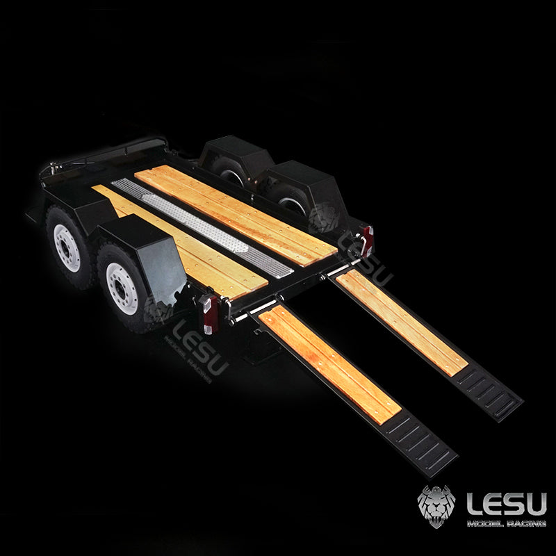 LESU 1/14 Scale Aoue LT5H RC Hydraulic Loader with Wheeled Skid Steer, Metal Bucket, Sound & Lights - Perfect for Construction Simulation, Farm Work & RC Enthusiasts