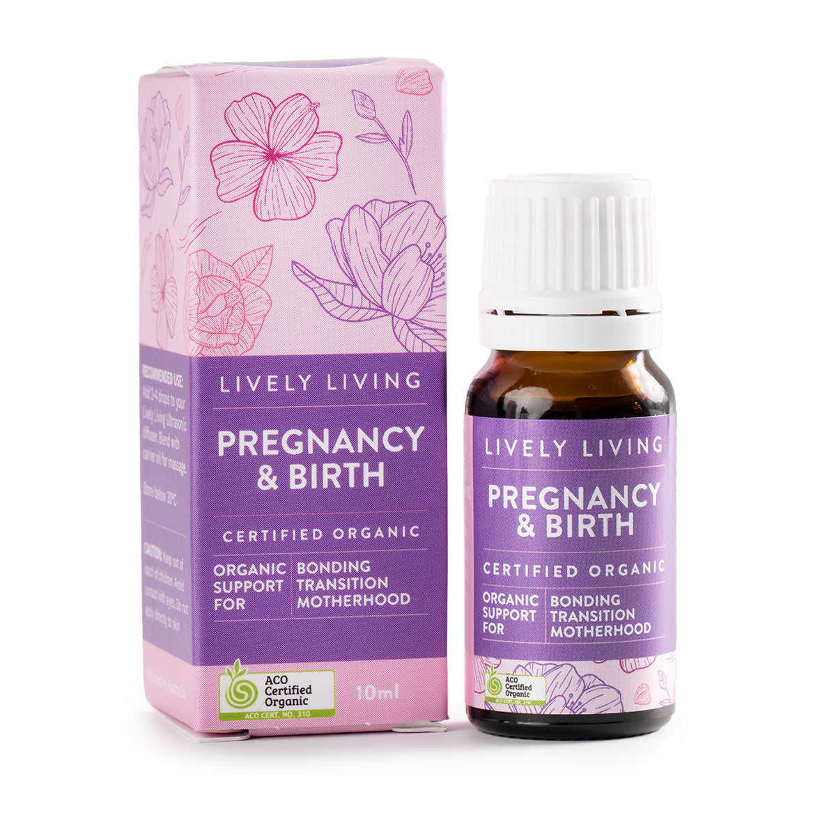 Organic Pregnancy & Birth Essential Oil - 10ml Natural Aromatherapy for Labor, Relaxation & Stress Relief - Perfect for Massage, Diffuser & Self-Care