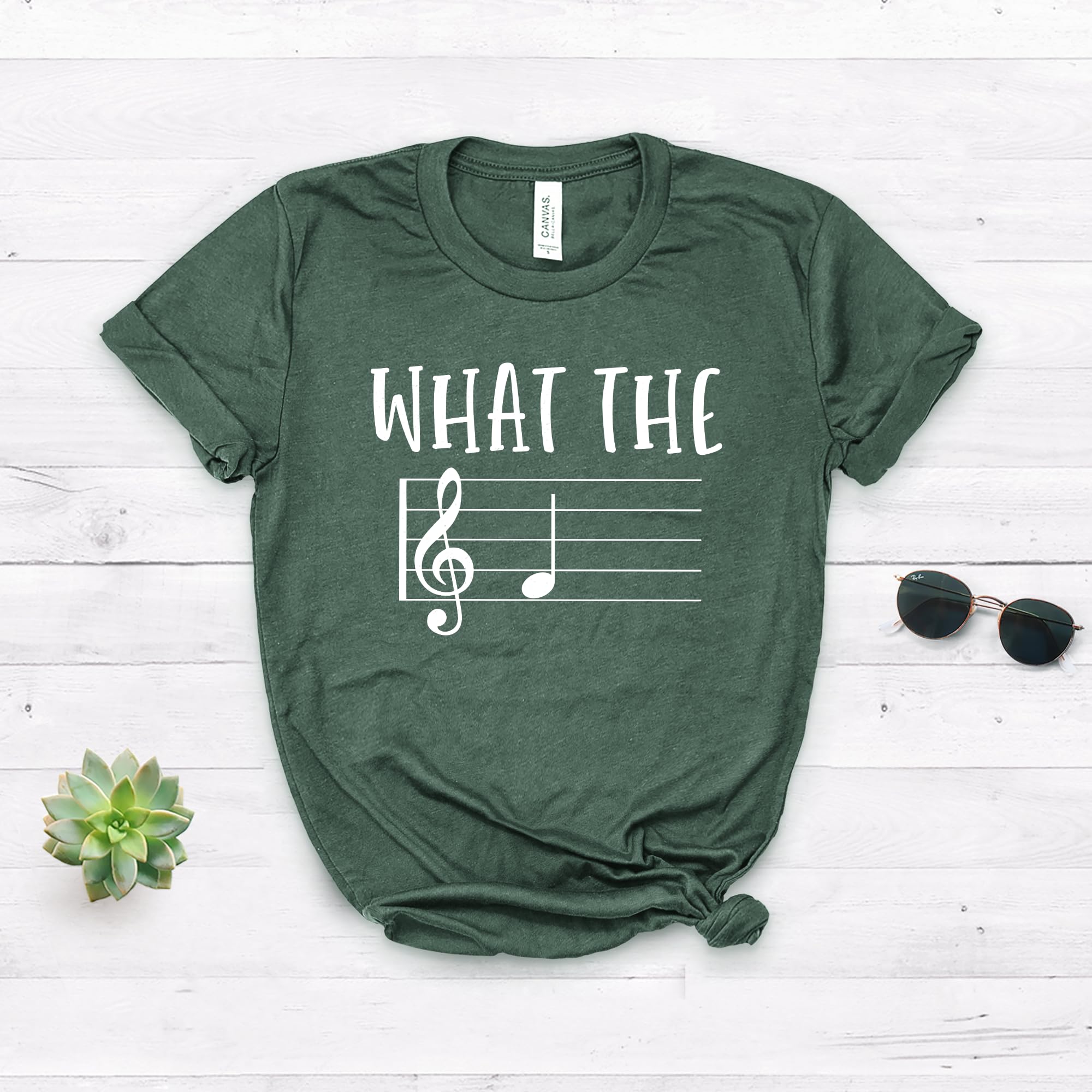 Music Note T-Shirt - Funny Musician Gift for Piano Teachers & Music Lovers - Unisex Softstyle Tee - Perfect for Concerts, Music Classes & Casual Wear