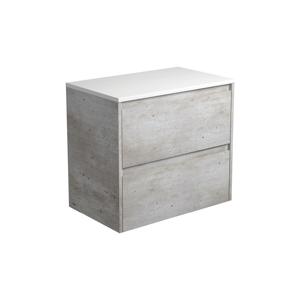 Fienza 75BX Amato 750 Wall Mounted Industrial Cabinet - Modern Kitchen & Bathroom Storage Solution for Small Spaces
