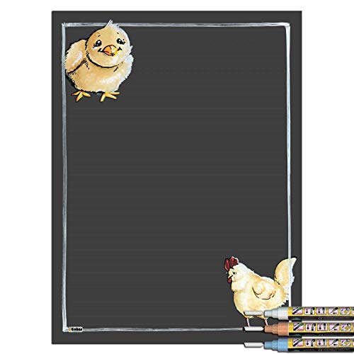 Chicken With 3 Pastel Markers