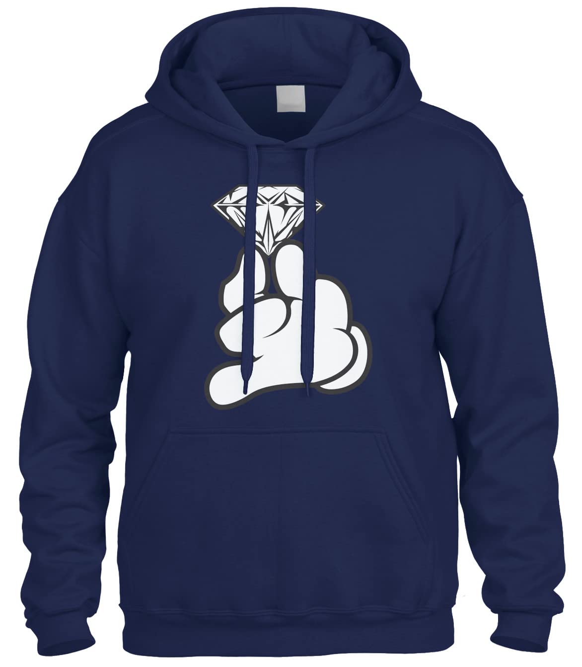 Cybertela Cartoon Mickey Mouse Diamond Print Sweatshirt Hoodie - Cozy Winter Pullover for Men & Women | Perfect for Casual Wear, Gifts, and Disney Fans