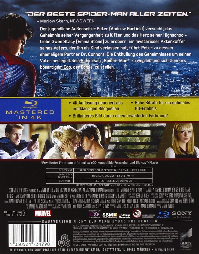 The Amazing Spider-Man Action Figure - Marvel Superhero Collectible Toy for Kids & Adults - Perfect for Display, Play & Gifts