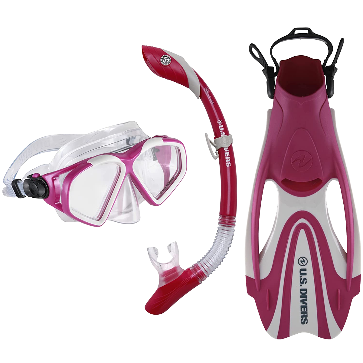 Premium Cozumel TX Island Dry Snorkel Set with Proflex FX Mask - Comfortable Anti-Fog Snorkeling Gear for Adults & Kids - Perfect for Beach Vacations, Pool Swimming & Ocean Adventures