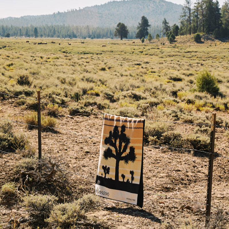 Original Towel Featuring Joshua Tree National Park Design - Perfect for Camping, Hiking & Outdoor Adventures