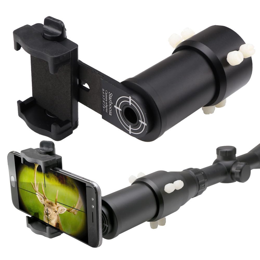**Best Rifle Scope Mount Camera Adapter for Smartphone - Hunting & Shooting Teaching Accessory with Extension Tube - Perfect for Outdoor Adventures & Wildlife Observation**