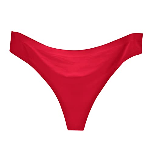 Sexy Women's Ice Silk Seamless G-String Underwear - Breathable & Comfortable Thong Panties for Everyday Wear & Intimate Moments (Wine Red, Size XL) - Perfect for Date Nights, Lingerie Collection & Sensual Pleasure