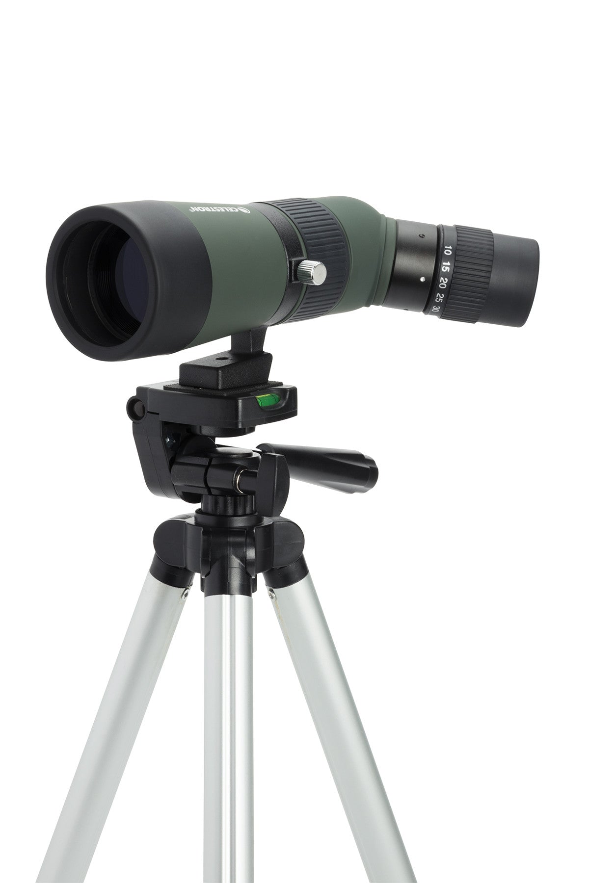 LandScout 10-30x50mm Zoom Angled Spotting Scope with Backpack Kit - Perfect for Bird Watching, Hunting, and Outdoor Adventures
