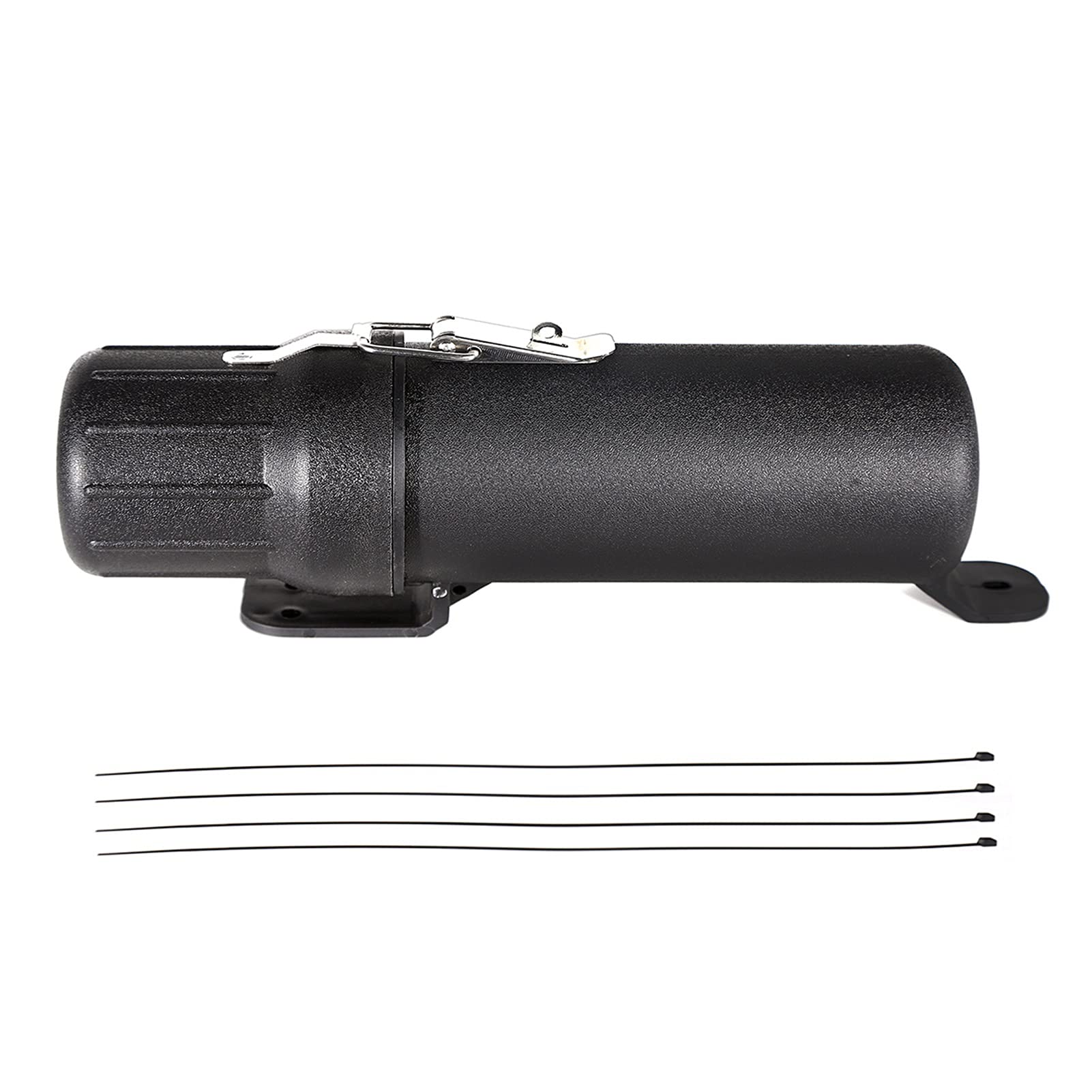 **Universal Waterproof Motorcycle Tool Tube - Off-Road Motos Accessories Storage Box with Lock (Large Size) - Ideal for Rainy Rides, Adventure Trips & Outdoor Gear Protection**