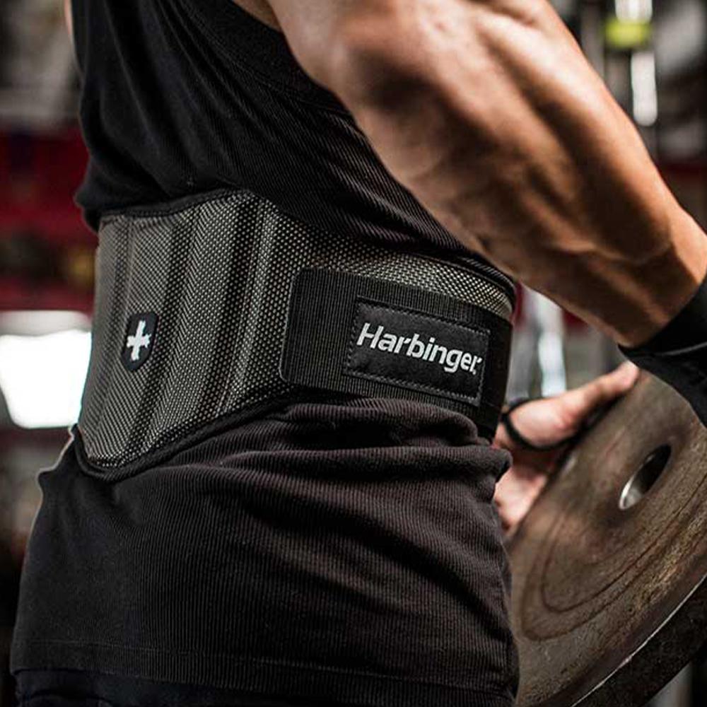 Harbinger FirmFit™ Contoured Weightlifting Belt for Powerlifting & CrossFit - Premium Gym Support for Deadlifts, Squats & Strength Training