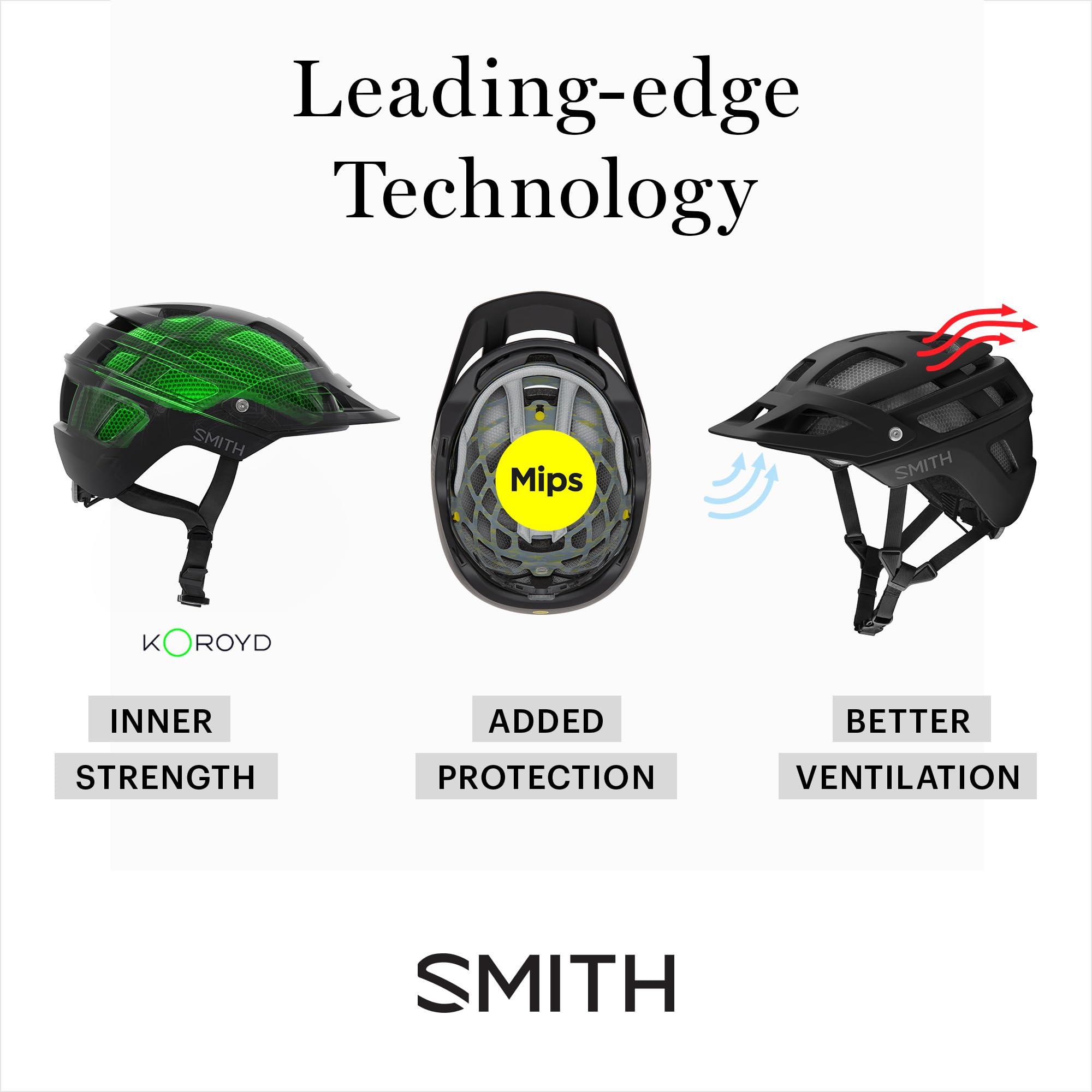 Smith Mainline Cycling Helmet – Lightweight Downhill Mountain Bike Helmet for Adults with Koroyd Protection & MIPS Technology - Adjustable Visor for Men & Women - Perfect for Trail Riding, Enduro & Bike Park Adventures