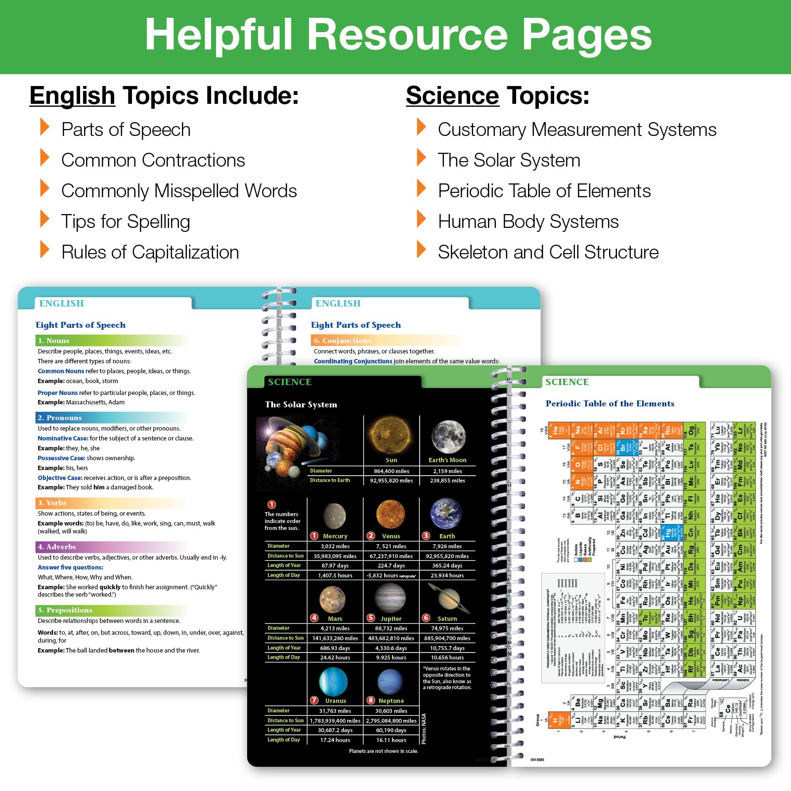 2024-2025 Academic Year Planner for Middle & High School Students - Dated Weekly/Monthly Organizer with Ruler, Bookmark & Stickers (5.5