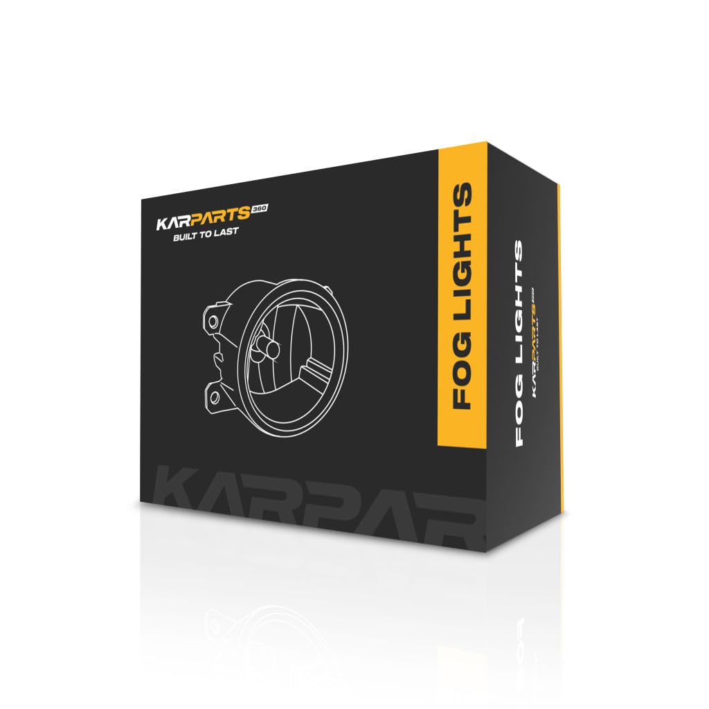 BMW Active Hybrid 5 Fog Lights Pair (2012-2013) - Driver & Passenger Side with Bulbs - Replacement for BM2592143 - Perfect for Night Driving and Foggy Conditions