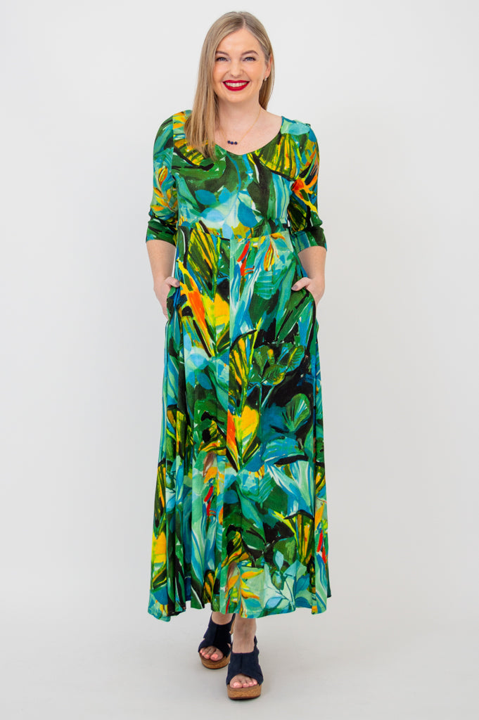 Eco-Friendly Coco Dress by Greenroom | Soft Linen & Bamboo Blend | Perfect for Summer Outings & Beach Vacations