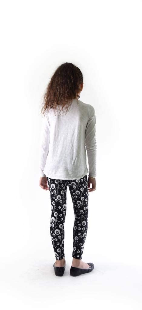 Dinamit Girls Printed Leggings - Stylish & Comfortable Stretch Pants for Kids - Perfect for School, Play & Everyday Wear