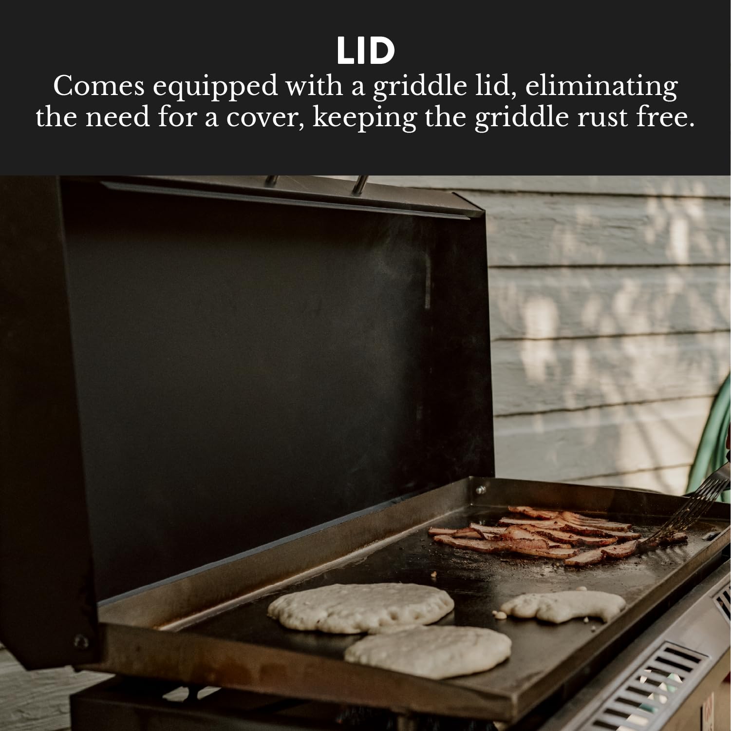 GasOne 2-Burner Propane Griddle Stove with Flat Top Grill - Outdoor Modular Cast Iron Grill & Griddle Combo with Cover, Side Shelves & Wheels - Perfect for Camping, Tailgating, Backyard BBQs and Outdoor Cooking