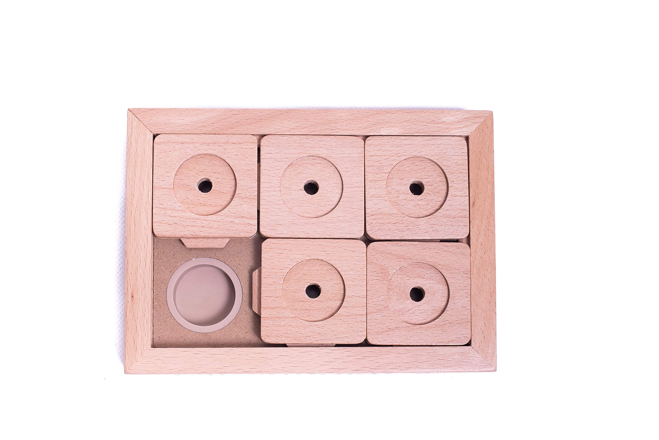 Interactive Wooden Sudoku Puzzle Toy for Cats and Dogs - Advanced Small Pet Intelligence Game for Training & Mental Stimulation - Perfect for Indoor Play, Boredom Relief, and Smart Pet Entertainment