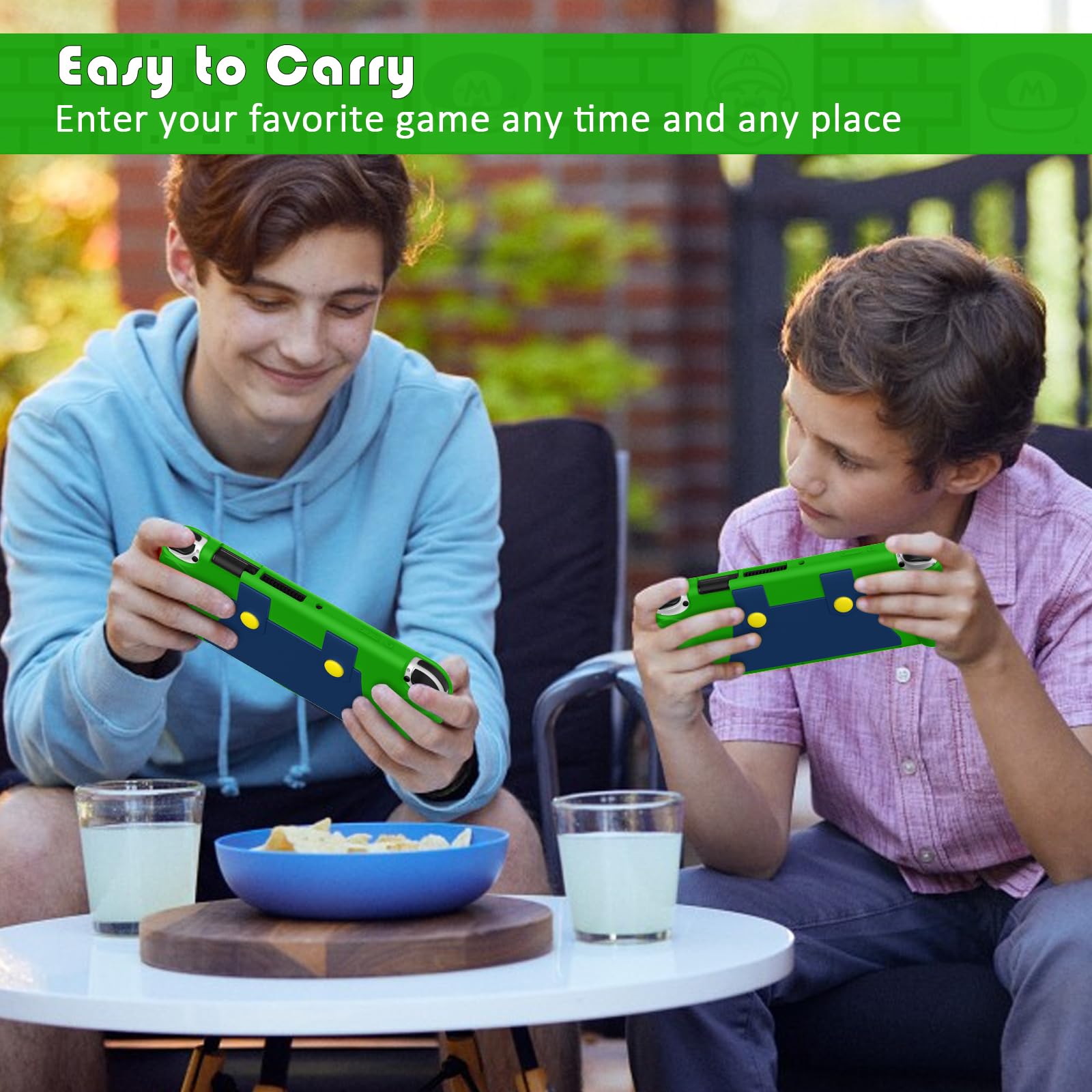 Premium KENOBEE Silicone Case for Nintendo Switch OLED Model 2021 - Soft Ergonomic Grip Protective Cover with Shock Absorption & Anti-Scratch Design - Compatible with 7.0