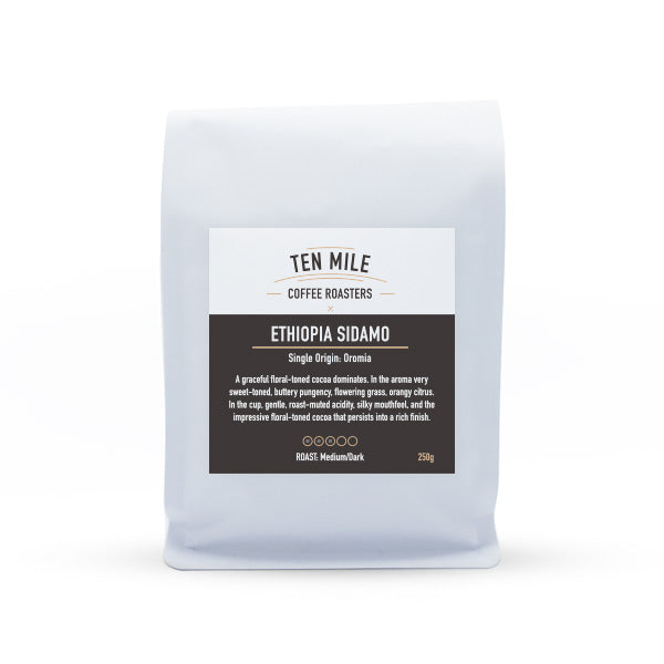 Ethiopian Coffee Beans - Premium Single Origin Filter Coffee for Pour Over & Drip Brewing | Ten Mile Roasters | Perfect for Home Brewing, Office Use & Gifts