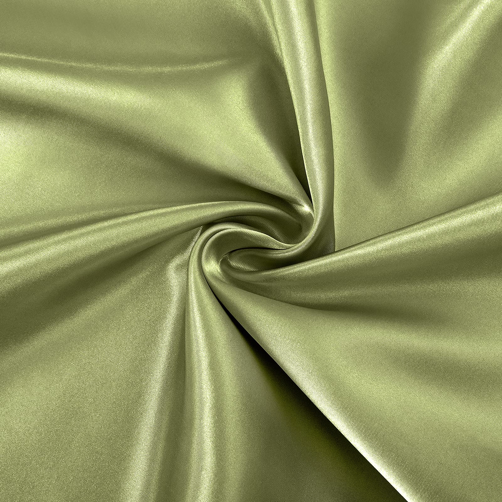 SiinvdaBZX 4-Piece Queen Size Satin Sheet Set - Ultra Silky Soft Sage Green Bed Sheets with Deep Pockets (1 Fitted Sheet, 1 Flat Sheet, 2 Pillowcases with Envelope Closure) | Luxury Bedding for Master Bedroom, Guest Room & Hotel Use