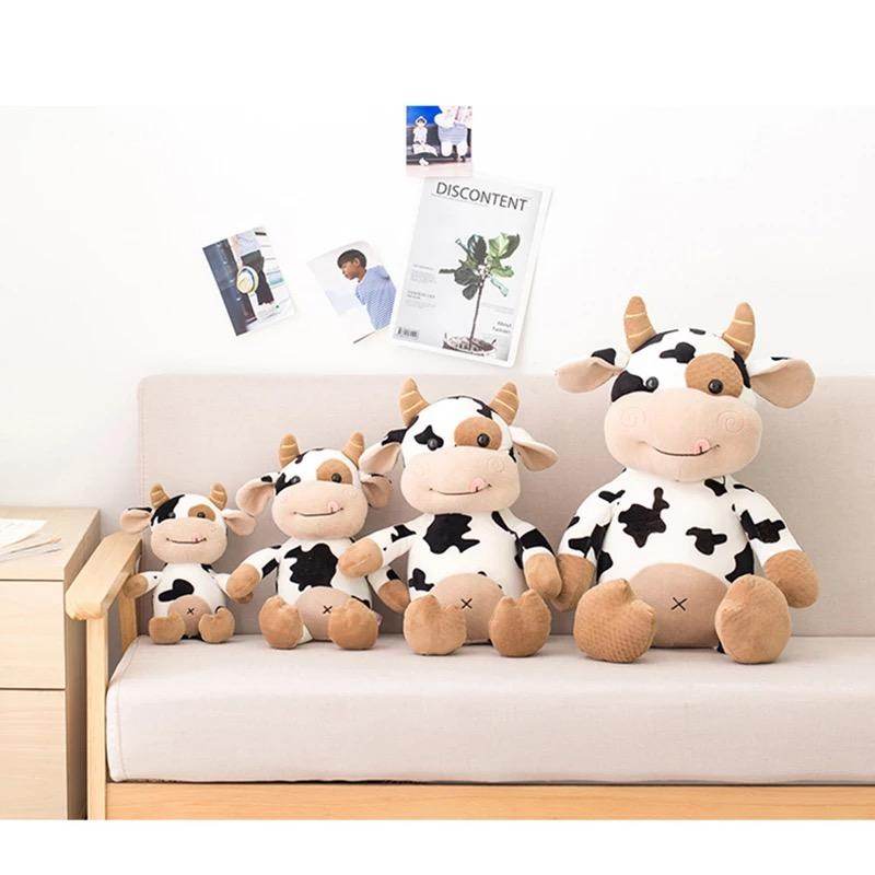 Cali the Stuffed Cow Plush Toy - Soft & Cuddly Animal Plushie for Kids, Babies & Adults | Perfect for Nursery Decor, Birthday Gifts & Comfort Companions