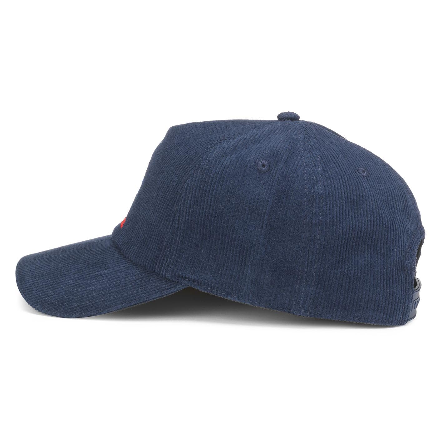 American Needle Pabst Blue Ribbon Beer Roscoe Cord Adjustable Snapback Baseball Cap (23015A-PBC-NAVY) - Navy Blue - One Size Fits Most - Perfect for Sports, Casual Wear & Beer Enthusiasts