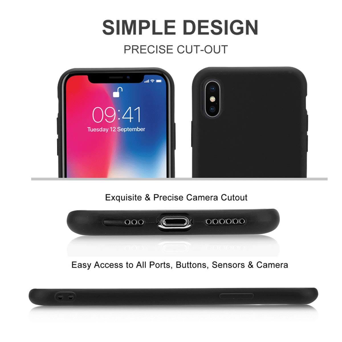 Slim Thin Black TPU Protective Phone Case for Cubot King Kong 7 (6.36 Inch) - Flexible Shockproof Cover with Raised Edges | Perfect for Outdoor Adventures, Work & Daily Use