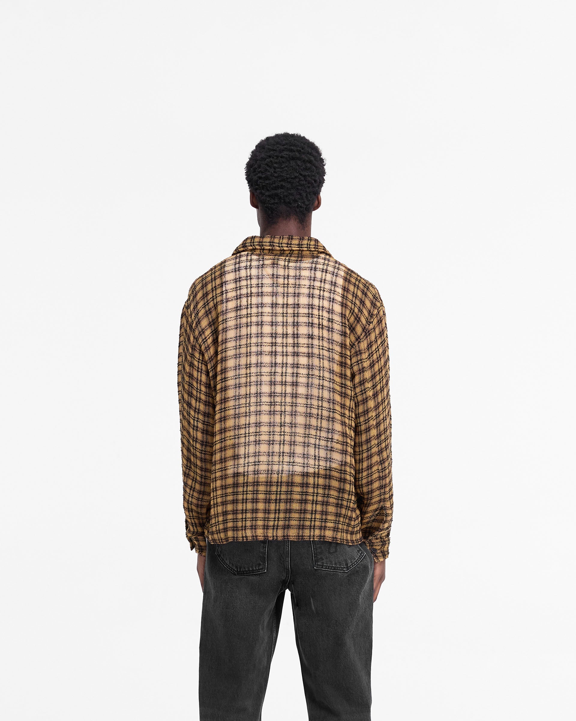 Stylish Yellow Check Flannel Shirt for Men & Women - Soft Comfortable Casual Wear for Fall & Winter - Perfect for Outdoor Camping, Hiking and Cozy Home Wear