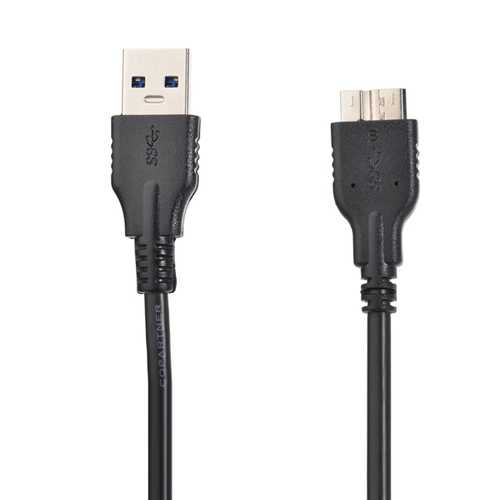 50CM Universal Black USB 3.0 Cable for Tablet PC - Fast Charging & Data Sync - Perfect for Home, Office & Travel Use