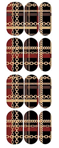 Renaissance Baroque Print Medusa Nail Decals - Mexican Baroque Art Water Slide Nail Wraps - Floral Nail Art Stickers for Women - DIY Nail Decoration Kit (5 Pack) - Perfect for Parties, Weddings & Special Occasions