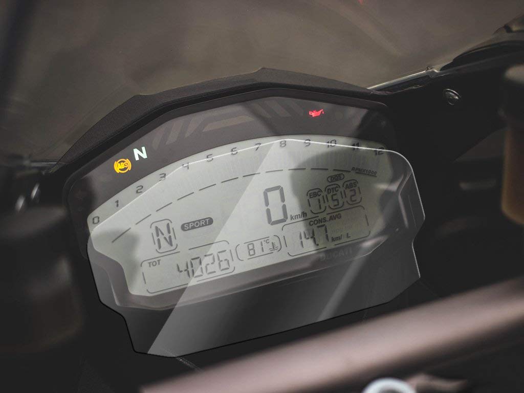 Ducati Panigale Screen Protector 899/959/1199/1299 - Clear HD for Dashboard
