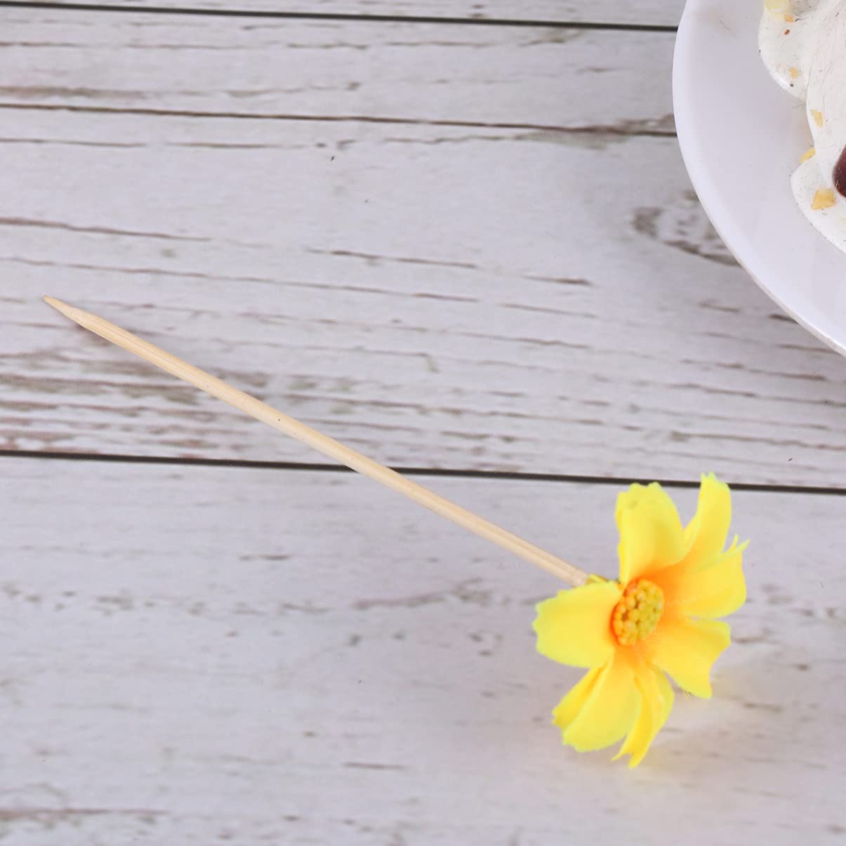 40pcs Bamboo Cocktail Picks - Reusable Food Sticks for Appetizers, Fruit, Cheese & Desserts - Perfect for Parties, Weddings & Home Entertaining