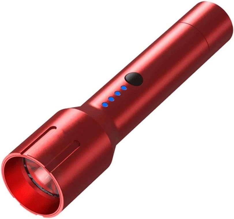 QINERSAW Super Bright LED Flashlight - Rechargeable High Power Outdoor Camping Light with Alloy Body, Long Battery Life & Long-Range Beam - Perfect for Hiking, Emergency Kits, Home Use & Power Outages
