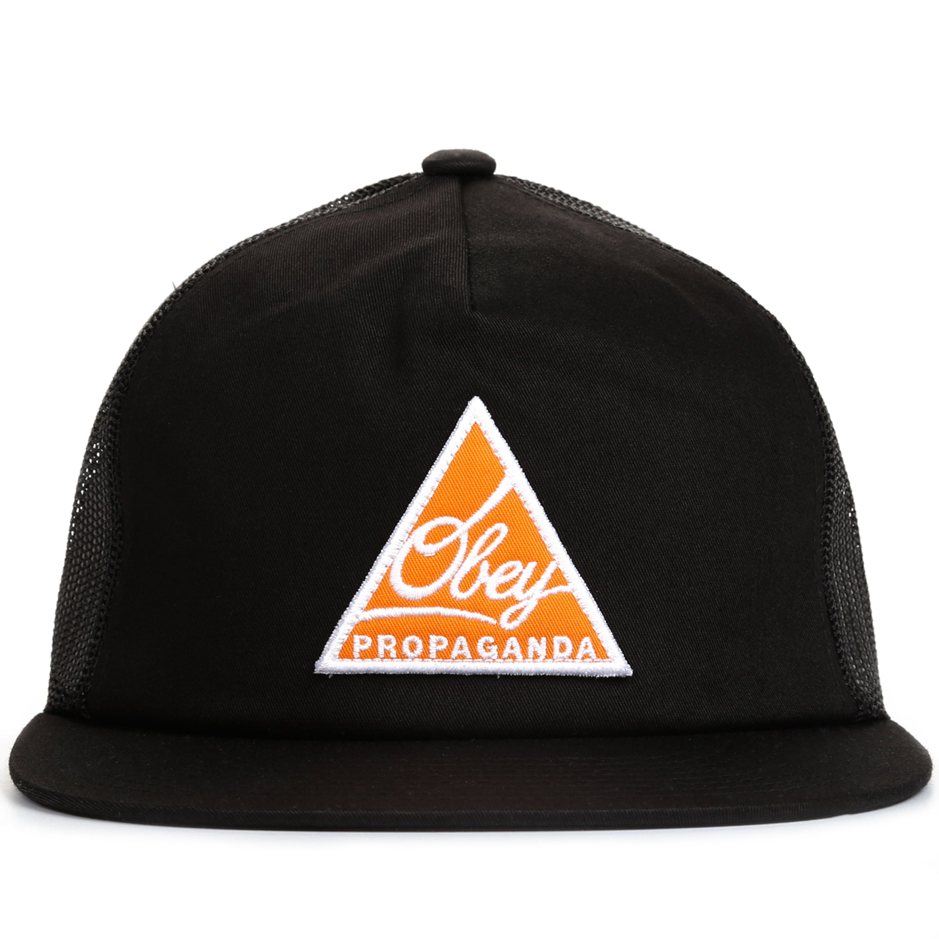 Obey New Federation II Trucker Hat - Black | Vintage Style Baseball Cap for Men & Women | Perfect for Outdoor Activities, Sports & Casual Wear