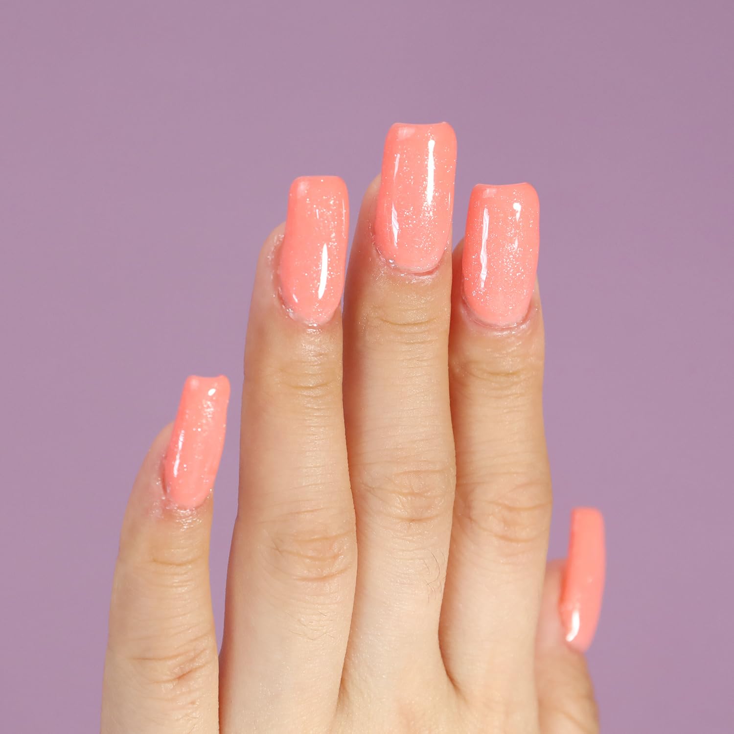 Hot Pink Elastic Rubber Base Coat Gel Nail Polish - Soak Off with LED Lamp - Long Lasting DIY Manicure Kit for Women - Perfect for Home Nail Care, Salon Use & Gift Giving